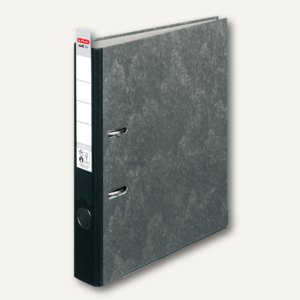 Herlitz Ordner Recycling Plus, DIN A4, Rückenbreite 50mm, schwarz, 10900264