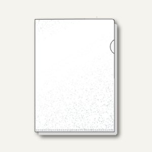 Hetzel Sichthüllen DIN A4, 120 µm, oben&seitlich offen, klar, 50 Stück, 21770090
