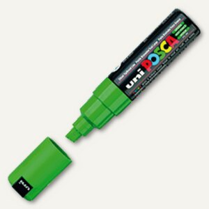 Faber-Castell Marker uniPOSCA, grün, Keilspitze bis 8mm, 182663