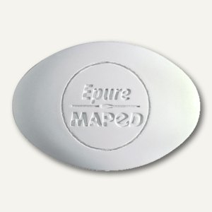 Maped Radiergummi EPURE, oval, Kunststoff weiß, 0100506