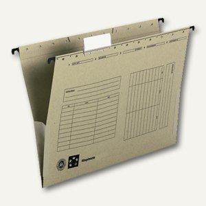 5* Hängetasche Natron für ungelochtes Schriftgut, chamois, 50 Stück