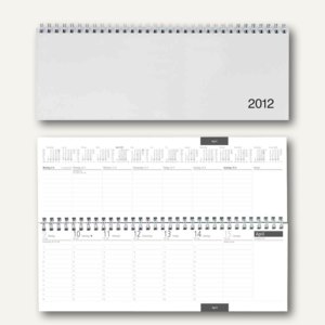 5* Querkalender, 1 Woche/2 Seiten, Spiralbindung, 2-farbig, 905149