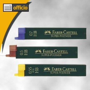 Faber-Castell Feinminen, 0, 7 mm, Härte: HB, 12 Stück/Dose  120700
