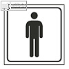 Details zu Piktogramm WC Herren, sel...