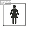 Details zu Piktogramm WC Damen, selb...