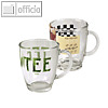 Details zu Xavax Tassen aus Glas, ve...