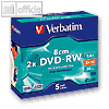 Details zu Verbatim DVD-RW, 2x, 8cm,...