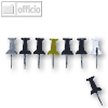 Details zu Alco Pin-Wand-Nadeln, rot...