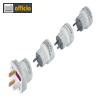 Details zu Hama Reisestecker Set Uni...