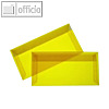 Briefumschlag transparent-gelb