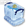 Aufbewahrungsbox 0,14 Liter, 64x48x42mm, transparent, Kunststoff, 1 St&uuml;ck, 0,14C