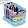 Really Useful Box Aufbewahrungsboxen 0.07 Liter, transparent, 5 St&uuml;ck, 0,07C