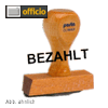Details zu WEDO Textstempel BEZAHLT...