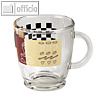Xavax Kaffeetassen aus Glas, H 9.9 cm, 6 St&uuml;ck, 111084