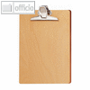 MAUL Holzschreibplatte aus Hartfaser-Holz, DIN A4, Buche, Holz, 2396070