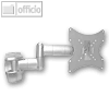 Wandhalter f&uuml;r Flachbildschirme, Metall, L&auml;nge 330 mm, silber, 2 St&uuml;ck, 7573403
