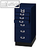Multidrawer 29er-Serie DIN A4, 8 Sch&uuml;be, 3 versch. Schubladenh&ouml;hen, blau, L298S8