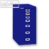 Bisley Basis Schubladenschrank f&uuml;r DIN A4, 8 Sch&uuml;be, oxfordblau, L298B-839