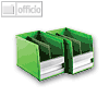 Moll Rotafile Databoxen Set "B" f. B&uuml;ro-Utensilien, hellgr&uuml;n 2 St./Set, 990292