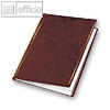 Veloflex Sichtbuch Exquisit A5, 10 H&uuml;llen, PVC-Weichfolie, braun, 4502760