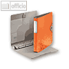 LEITZ Ringbuch Active Bebop, DIN A4, 4 D-Ring, Polyfoam, orange, 4236-00-45