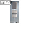 Franken Infodisplay 2-seitig DIN A1 + 2 Prospektf&auml;cher je 2x DIN A4, Alu, BS1504