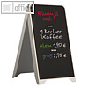 visupro Plakatst&auml;nder Kundenstopper PS, Kreidetafel, schwarz, KSPSK