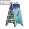 visupro Plakatst&auml;nder Kundenstopper WaterBase, A-Form, 410 x 754.5 mm, KSWBA