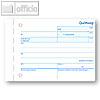 5* Quittungen, DIN A6 quer, Block mit 50 Blatt, 300