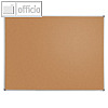 MAUL Pinnboard standard, H30 x B45 cm, Alurahmen, Korkoberfl&auml;che, grau, 6441084