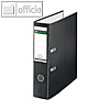 LEITZ Plastikordner 180&deg;, R&uuml;ckenbreite 80 mm, PP, schwarz, 1013-50-95