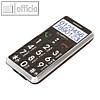 OLYMPIA Mobiltelefon Modell "Viva", Gro&szlig;tasten, Notruftaste, schwarz/silber,2120
