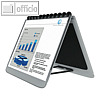 ELBA Tisch-Flipchart "manageMe", DIN A4, schwarz/silber, 61428