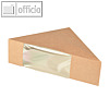 Papstar Sandwichboxen Mit Sichtfenster Sandwichboxen - 12,3 x 12,3 x 5,2 cm