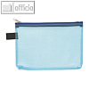 Foldersys Mehrzweck Reissverschluss Beutel Blau blau/transparent