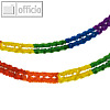 Papstar Groraumgirlande Papier Rainbow - Ø 16 cm x L 10 m
