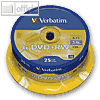 Details zu Verbatim DVD+RW Rohlinge,...