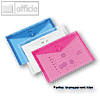 Rexel Dokumententaschen ICE f&uuml;r DIN lang, transparent klar, 5er Pack, 2101675