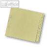 Bild Herlitz Tauenregister Buchstaben A-Z, A4 2/3 H�he, 100g/m�, VE 1 Satz, 10843720
