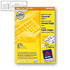 Zweckform Ink/Laser/Kopieretiketten, 105x48mm, wei&szlig;, 1200er Pack, 3424