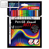 Stabilo Pinselstift Pen 68 Brush Arty Kartonetui (18 Farben)