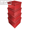 Clairefontaine Geschenkboxen Set Glitter Rot rot