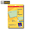 Zweckform transparente Inkjet-Etiketten, 45.7x21.2 mm, 1200 St,/Pack, J4720-25