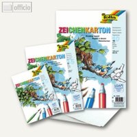 Zeichenpapier und -karton in weiß