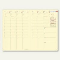 MINISTER PRESTIGE Kalender-Einlage -16 x 24 cm - 1 Woche / 2 Seiten