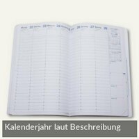 H24/24 Terminkalender-Einlage - 16 x 24 cm - 1 Woche / 2 Seiten