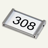 Türschild Silver