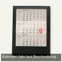 3-Monats-Tischaufstellkalender - 16 x 12.5 x 1.4 cm