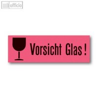 Versandzettel Vorsicht Glas