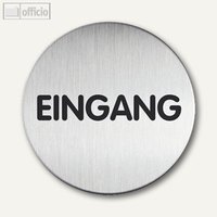 Artikelbild: Edelstahl-Piktogramm Eingang